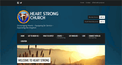 Desktop Screenshot of heartstrongministries.com