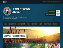 Tablet Screenshot of heartstrongministries.com